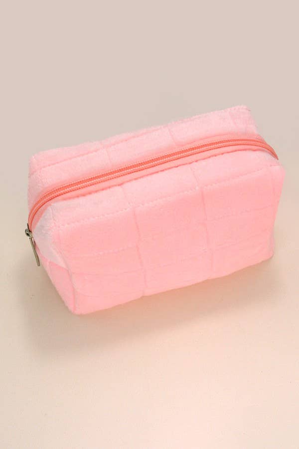 JOSSLYN by wall to wall - Wholesale Makeup/Cosmetic Bag - VELVET COSMETIC MAKEUP POUCH BAG | 40P5367