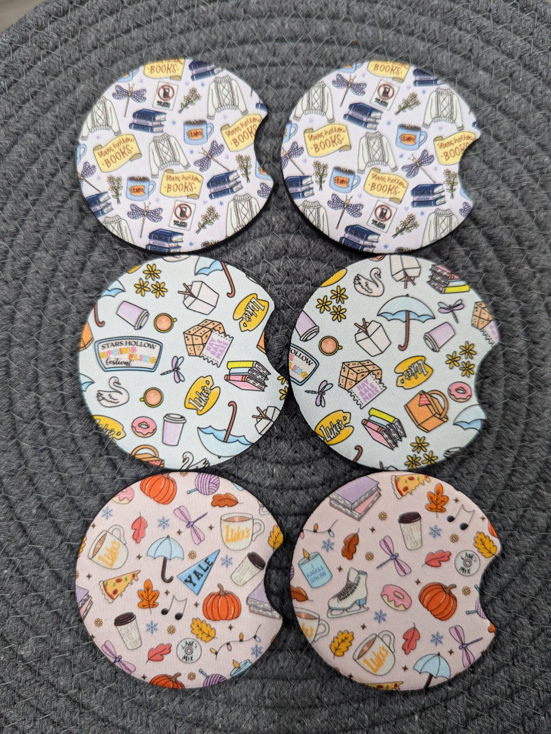 Sweet Bean Candle Collective - Wholesale Car Coaster - Women's - Gilmore Girls Inspired Car Coasters4