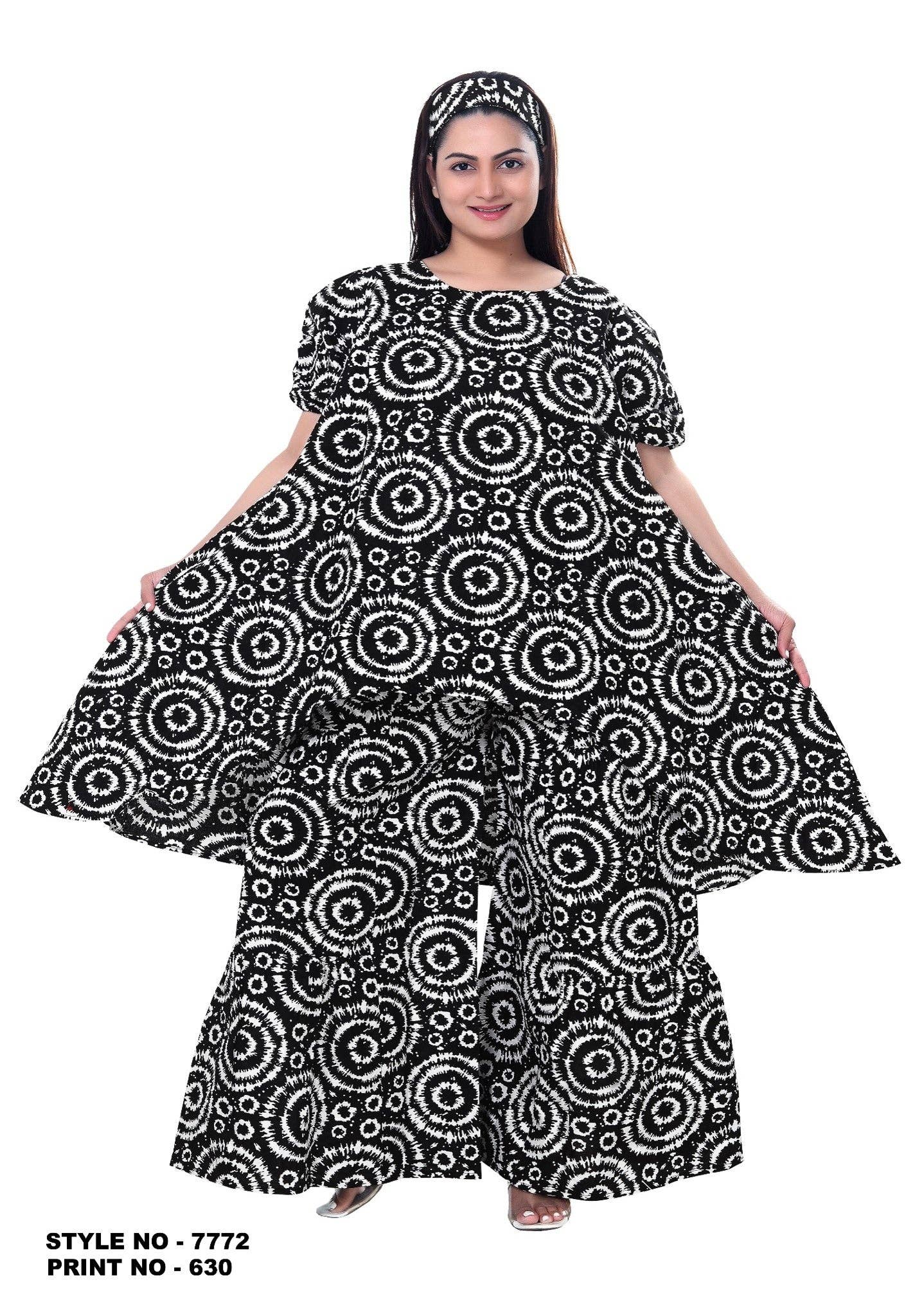 KaraChic - Wholesale Top & Pant Set (NOT Loungewear) - Women's - 7772A Authentic African Print 2pc Pant Set7