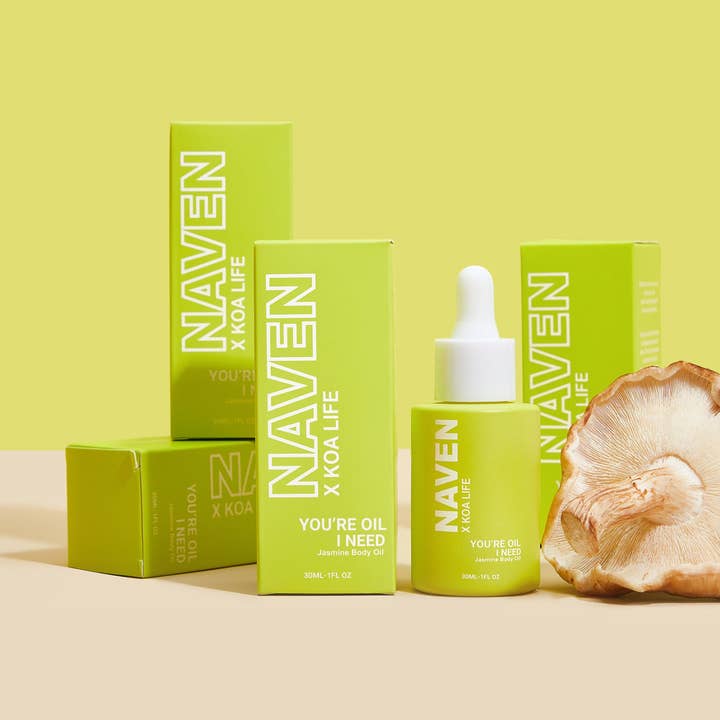 NAVEN x KOA LIFE | You're Oil I Need | Huile corporelle anti-âge au jasmin pour la vente par KOA LIFE