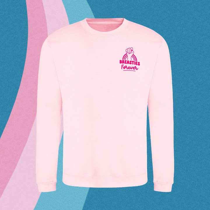 Breasties Forever Sweatshirt für den Großhandel von Fighty Pants.