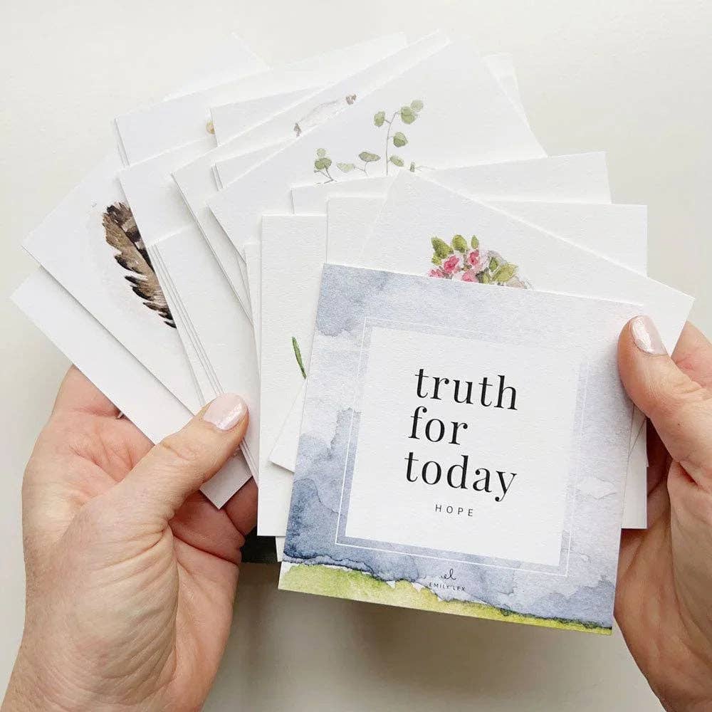 emily lex studio - Wholesale Stationery/Notecard Set - truth for today hope cards2