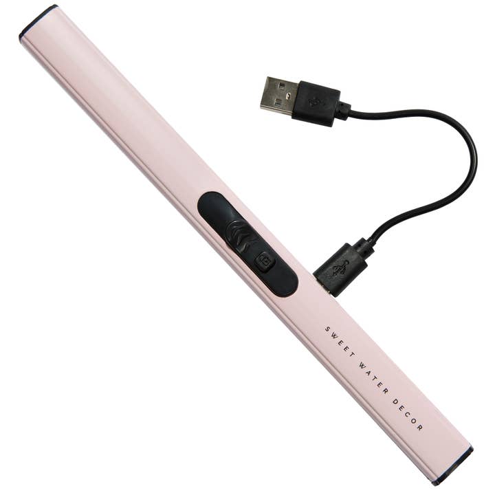 Sweet Water Decor - Wholesale Lighter - Blush Pink Rechargeable Electric Lighter - Home Decor & Gift