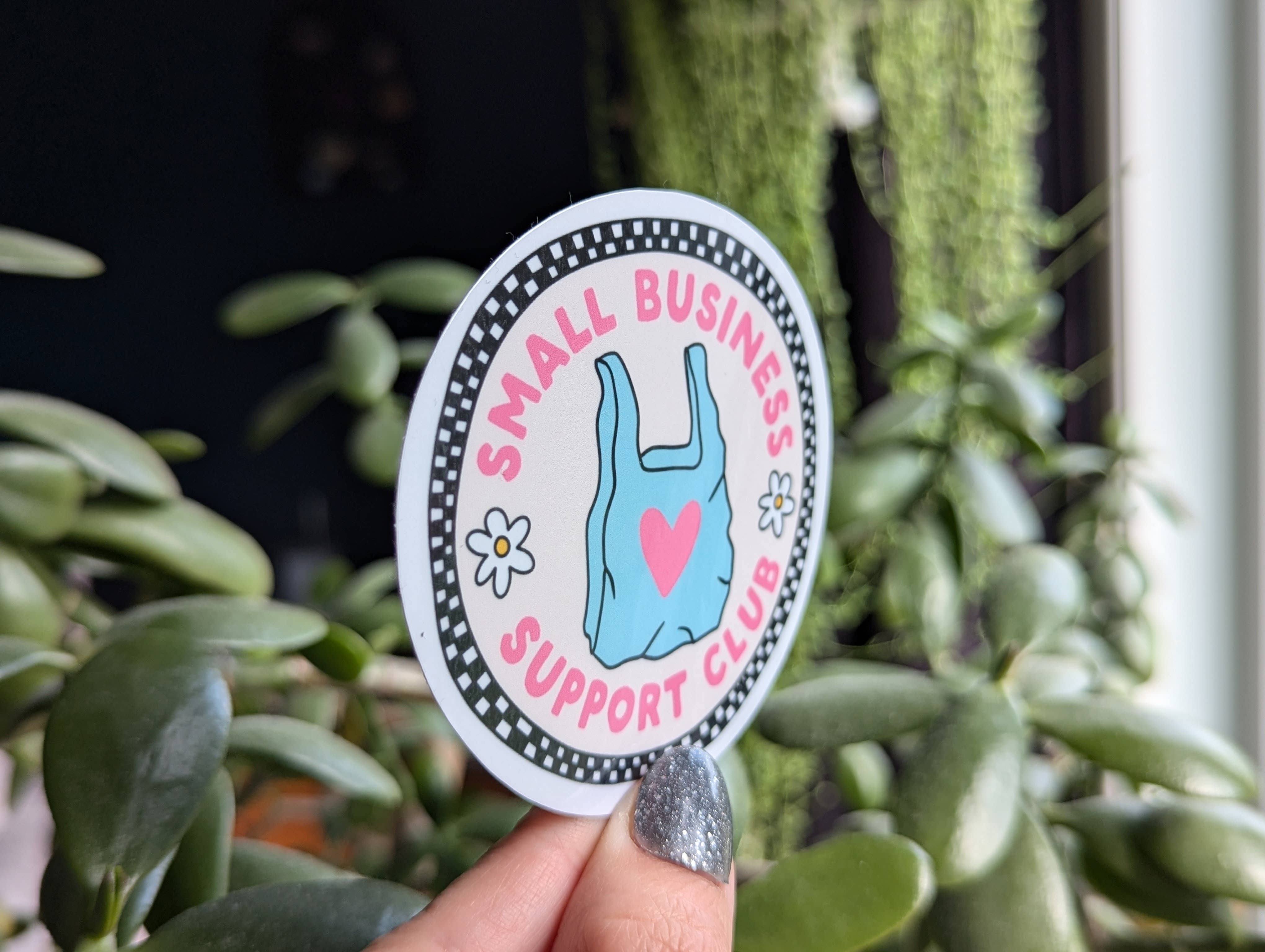 Moonlit Creations - Wholesale Sticker - Small business support club sticker, shop local shop small3