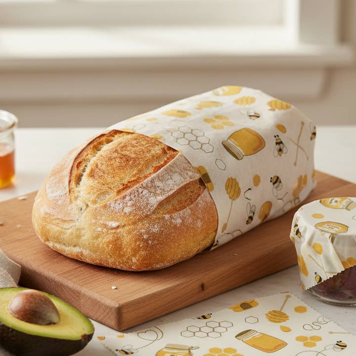 Beeswax Food Bags (2-Pack) | Sustainable Storage Made Simple for wholesale by Eco Haven