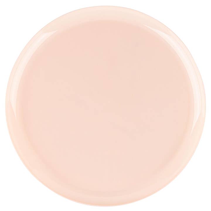 EcoQuality - Wholesale Disposable Plate - Tableware Disposable Pink Plastic Plates Dinner Party Edge3