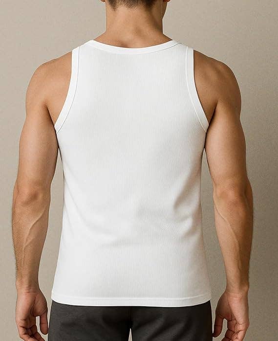 I-Wear Brands - Wholesale Tank Top - Men's - 12 Pack Men's 100% Cotton Ribbed Tank Top A-Shirt Undershirt2