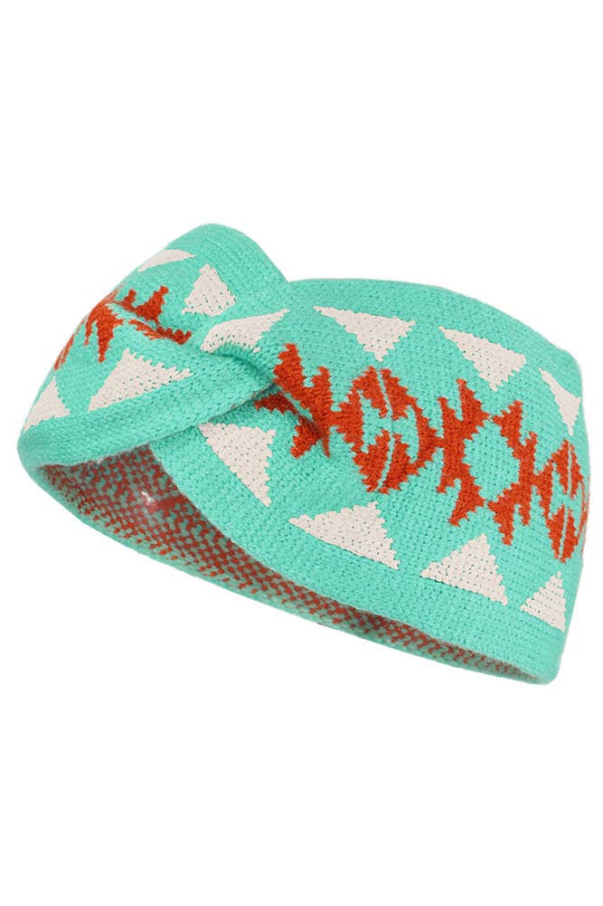 Hana - Vente Bandeau – femme - Bandeau en tricot à motif western3