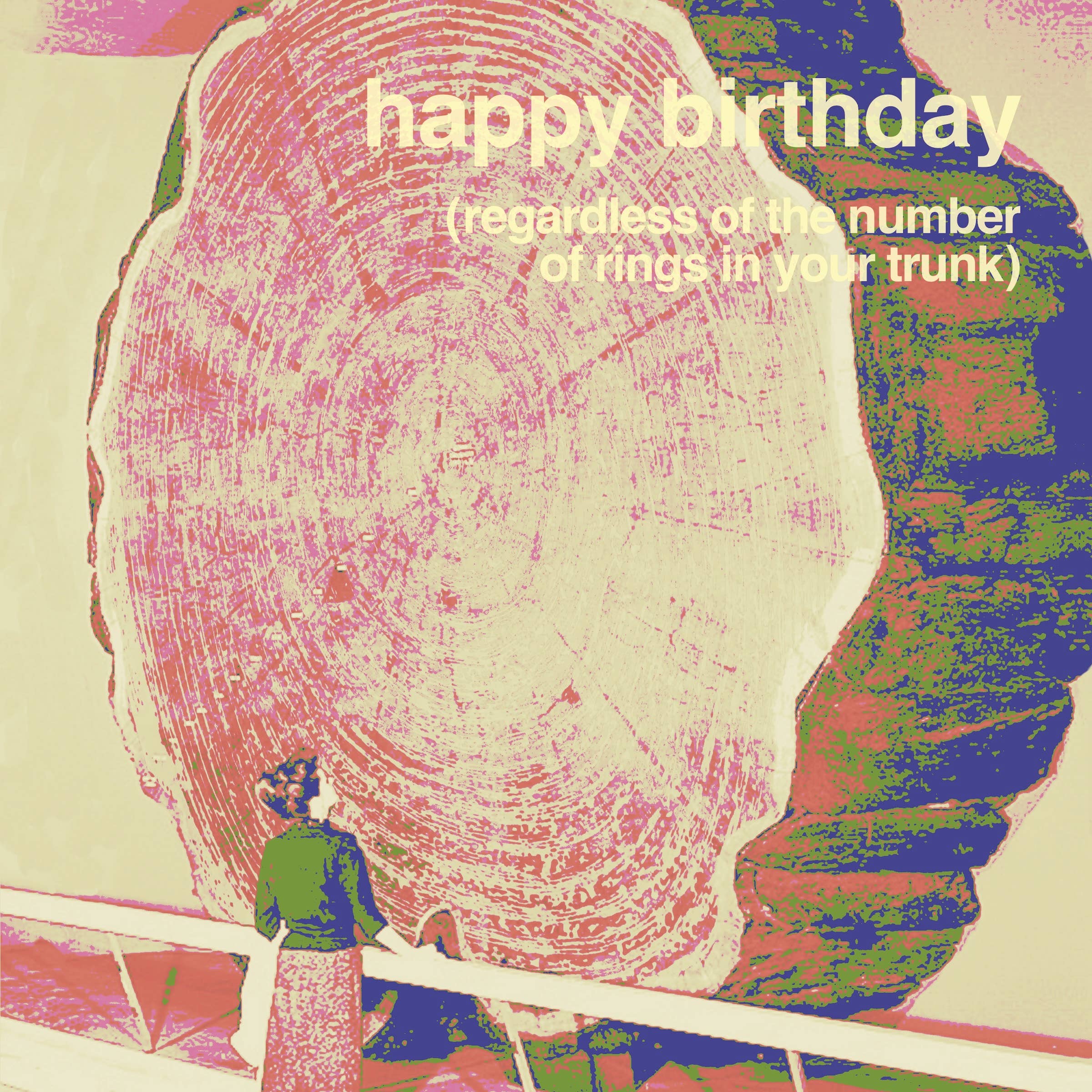 Pictrix Design - Wholesale Thank You Card - "Dendrochronology" A2 birthday card (woman)3