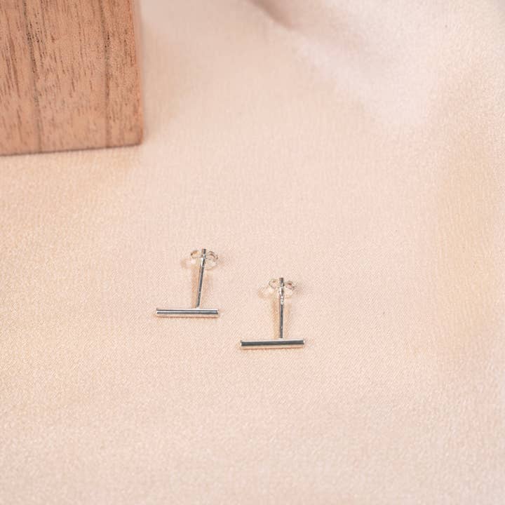 Meora Paris - Wholesale Stud/Post Earrings - Horizon Silver Earrings2