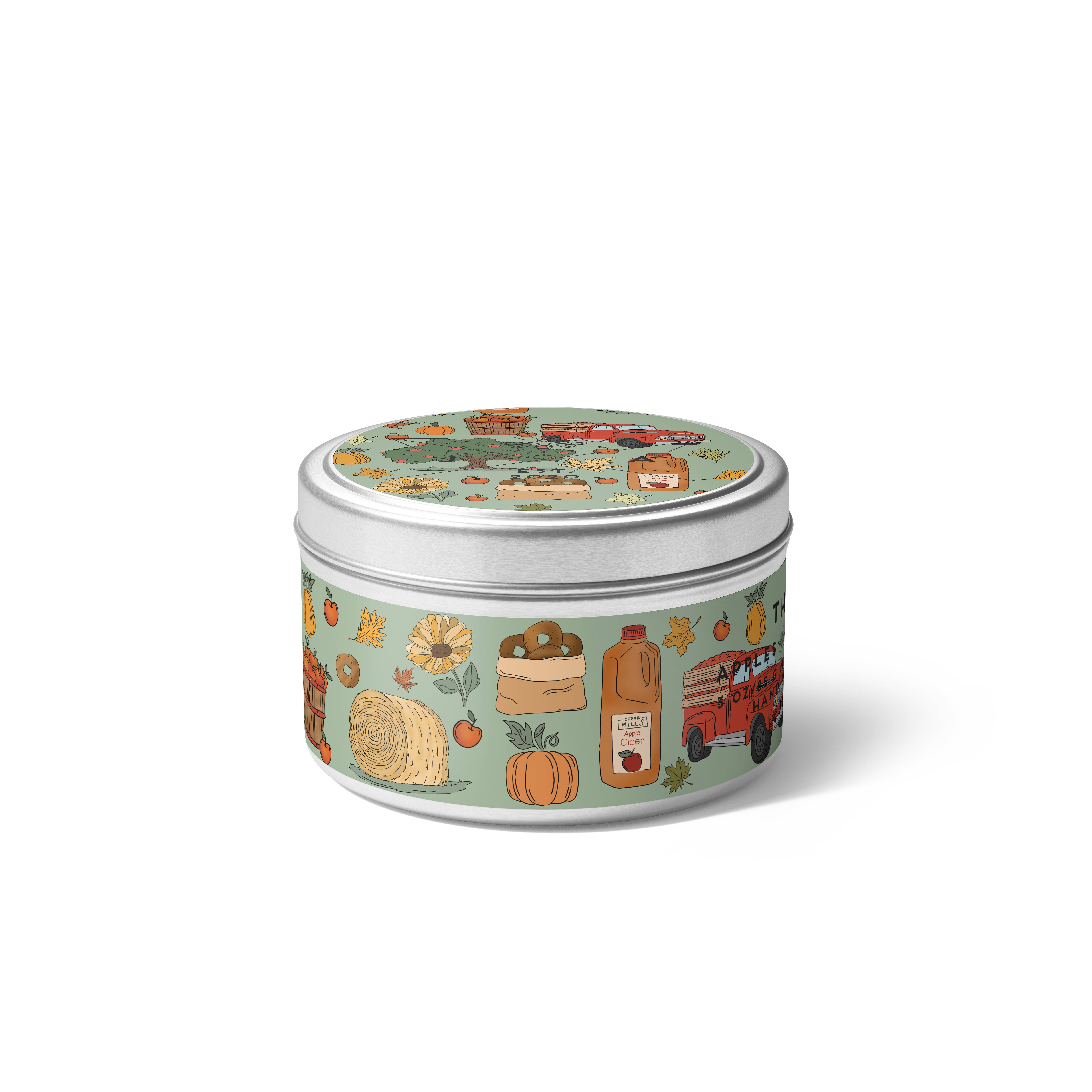 June Apothicarie - Wholesale Travel Candles - Cider Mill 4 oz Travel Candle4