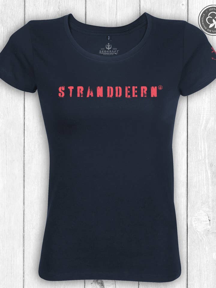Shirt Nele “STRANDDEERN” — NAVY for wholesale by SEEKRAFT