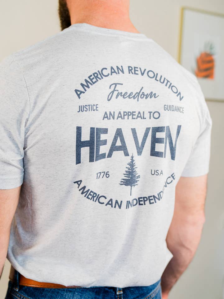 Appeal to Heaven Men's Americana Christian Tee for wholesale by Only Grace Company