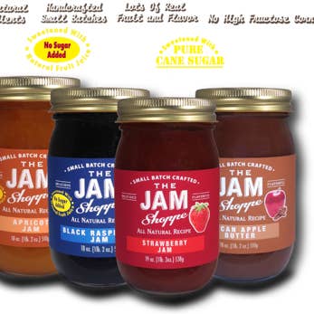 L and L Specialty Foods/J&D's Brand - Wholesale Jam/Jelly - Jam Shoppe Jam-Strawberry Rhubarb