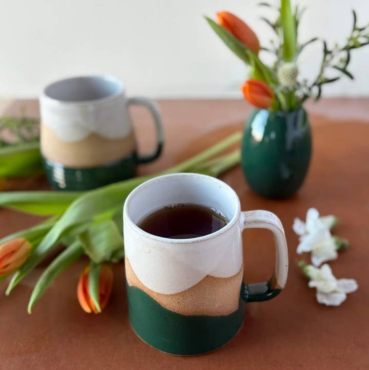 ROB Ceramics - Wholesale Coffee Mug - Horizon Mug (Spring Palette) - Handmade Ceramic 7