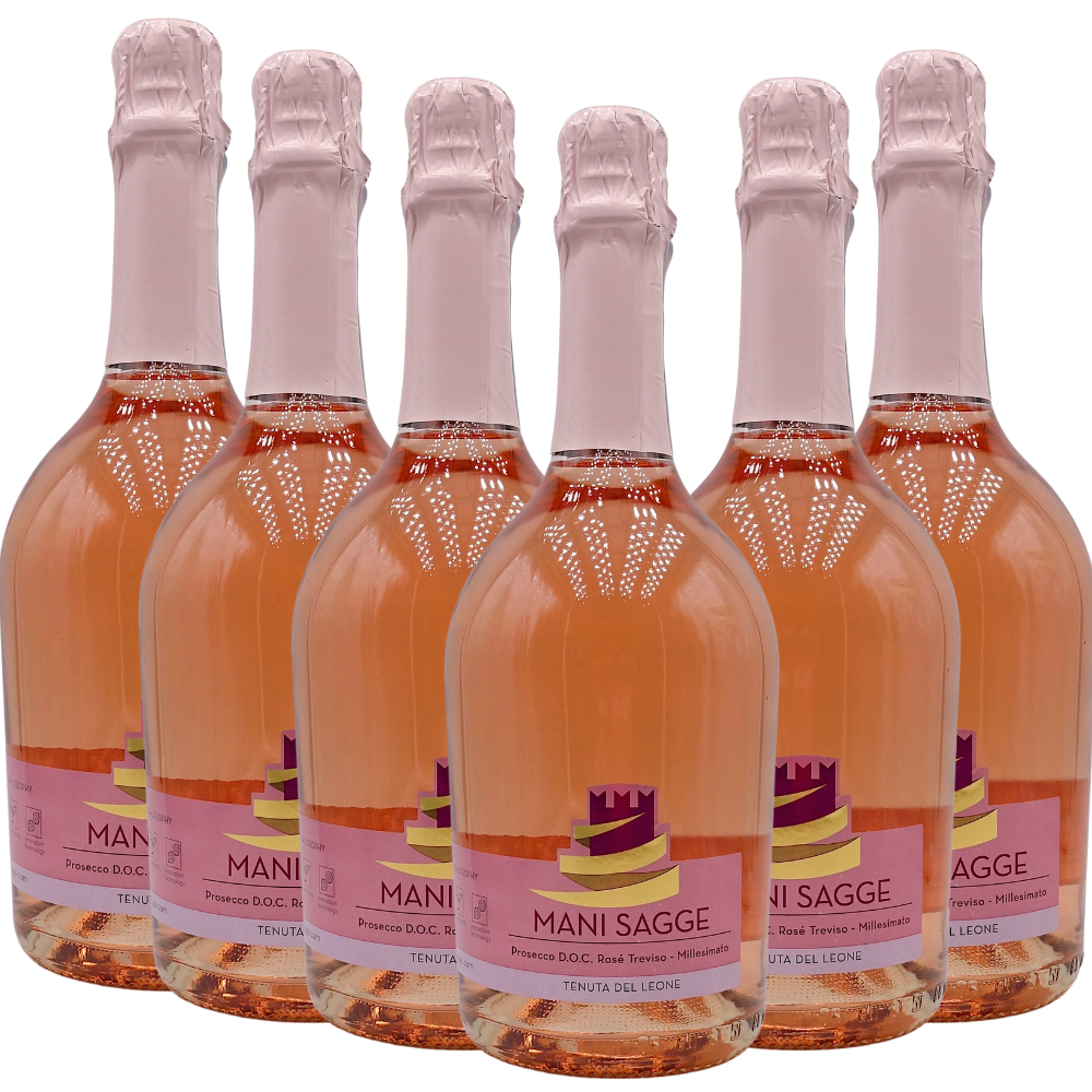 Mani Sagge - Wholesale Champagne/Sparkling Wine - Prosecco Mani Sagge DOC Rosé Brut1
