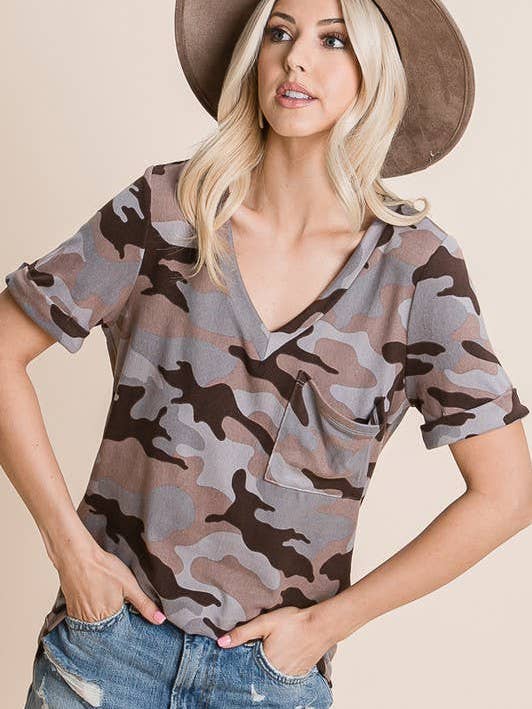 MST2393-Nuevo top de camuflaje favorito para venta al por mayor de Moonshot Clothing