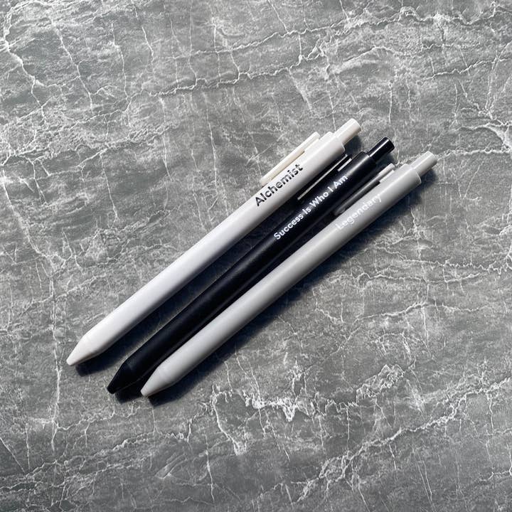 PleaseNotes Goods - Affirmation-Filled Goods - Wholesale Pen - Affirmation Gel Ink Pens - 3 Pack12