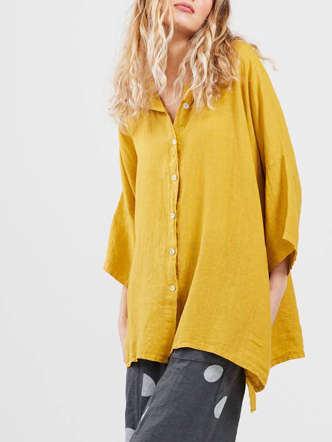 Miss Rose Sister Violet - Wholesale Button Down Shirt - Women's - WOMEN'S - Teddy Linen Shirt6