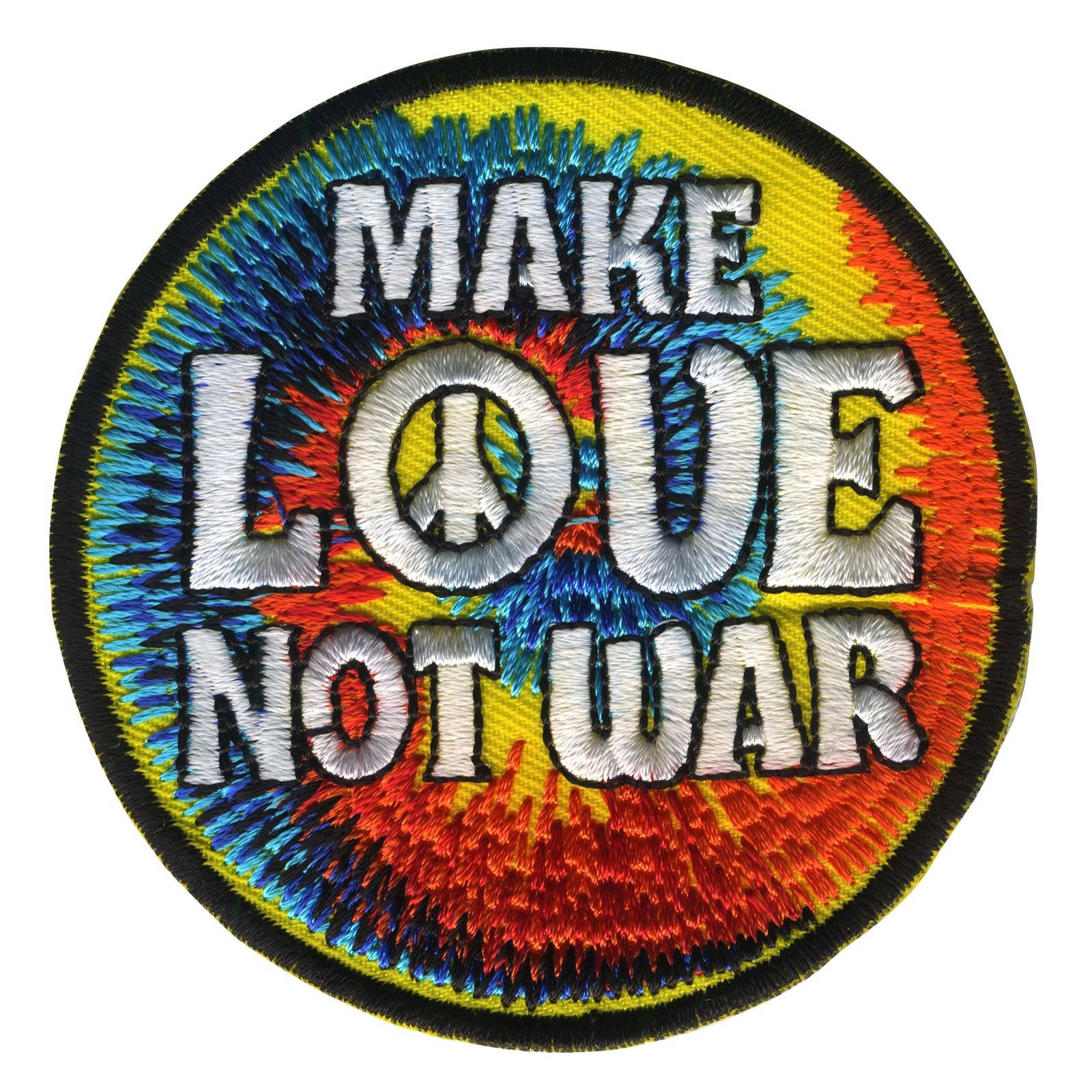 Tribal Trade GmbH - Vente Écusson - Ecusson coloré « Make love not war »0