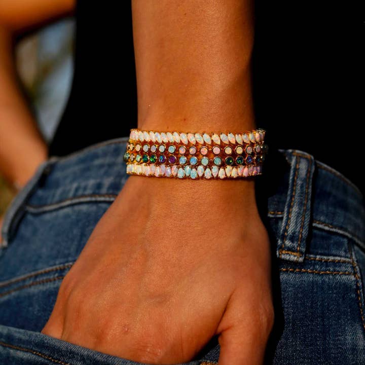 La Kaiser - Wholesale Tennis Bracelet - Dancing Opal Dreams Tennis Bracelet