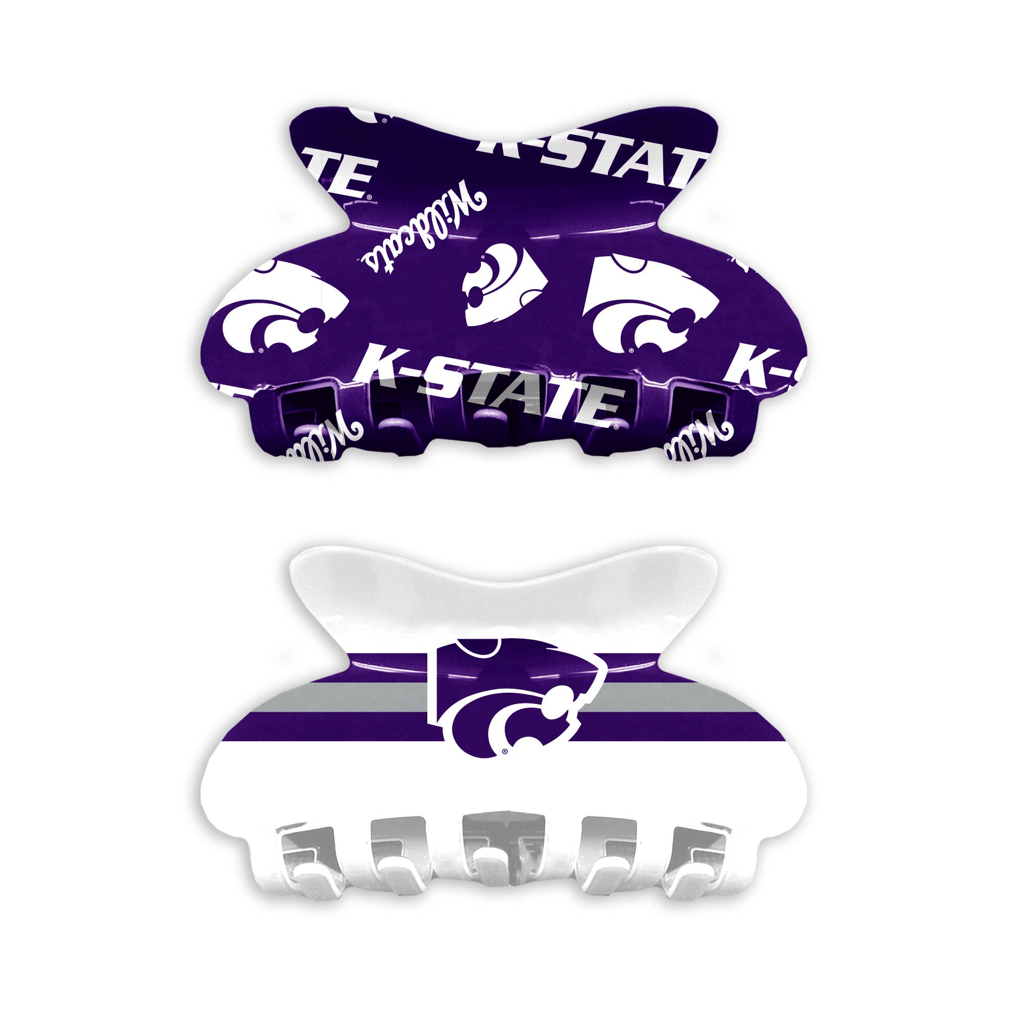 Little Earth Productions - Wholesale Hair Clip - Women's - NCAA Kansas State Wildcats Team Hair Claw Set0