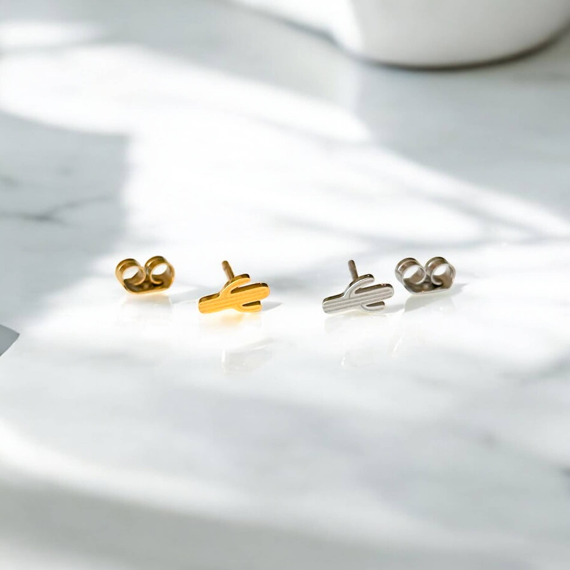 Dainty Little Tiny Things - Wholesale Stud/Post Earrings - Dainty Little Tiny Things | Desert Cactus | Earring Studs3