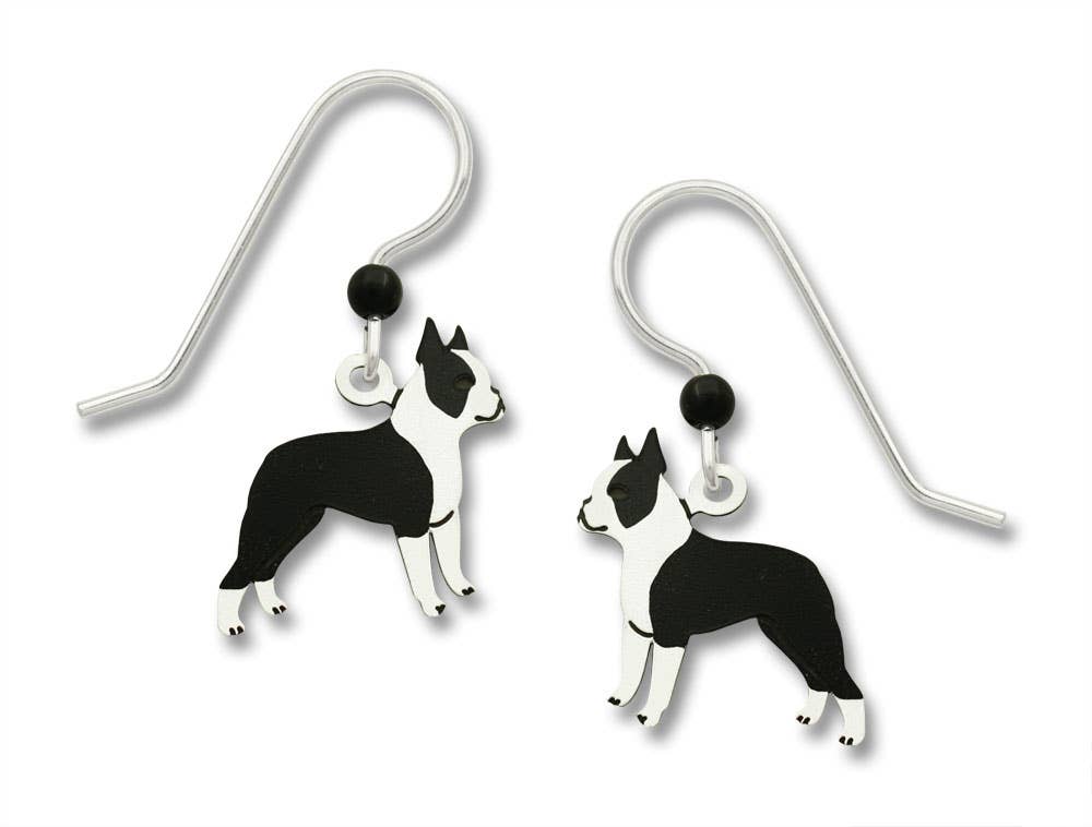Left Hand Studios - Wholesale Dangle Earrings - Boston Terrier0