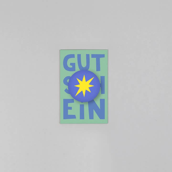 Mini Set Magnet with Postcard Fred+Star for wholesale by Kunst an Papier