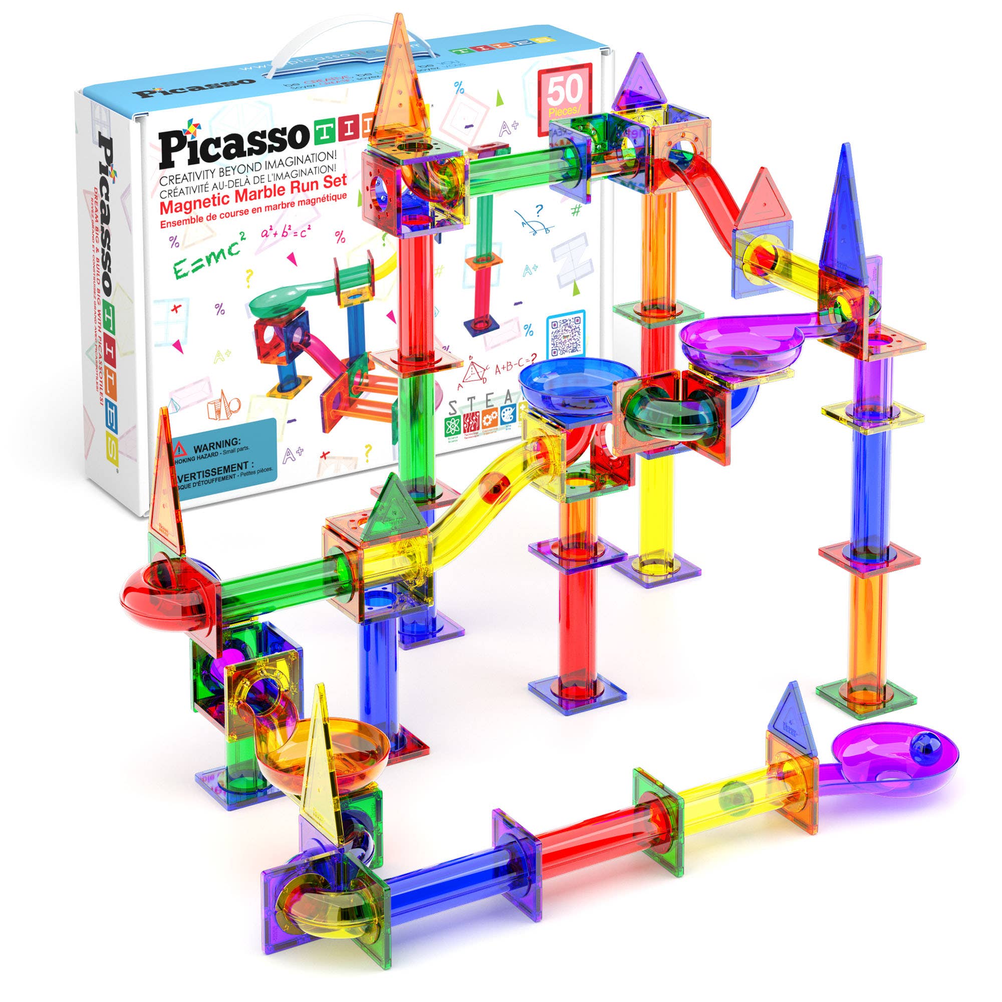 PicassoTiles - Wholesale Bouwset - Kinderen - PicassoTiles Magnetische Knikkerbaan Set0