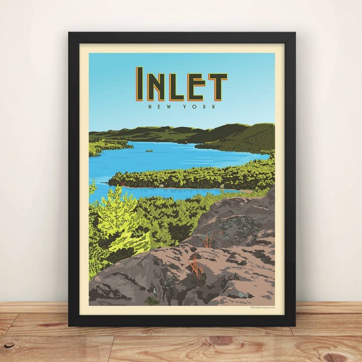 12x16 Adirondacks Poster | Inlet, NY for wholesale by Pure Adirondacks