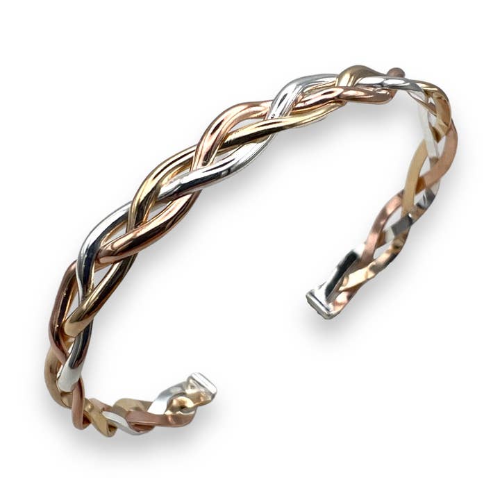 C27TRICO - Triple Twist Braid Cuff for wholesale by Peter James