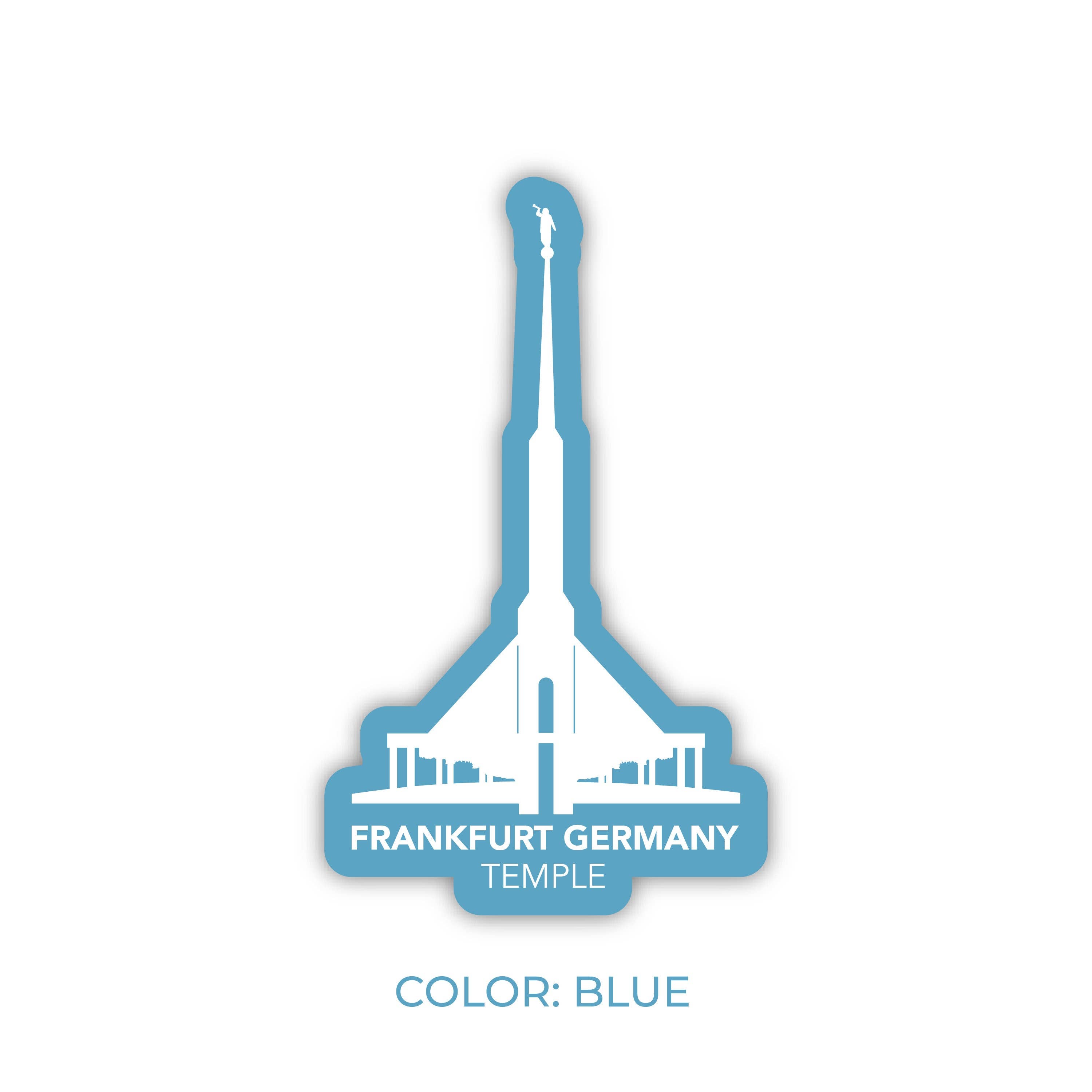 JasmineTreeDesign - Wholesale Sticker - Frankfurt Germany Temple Sticker, Frankfurt Germany Temple5