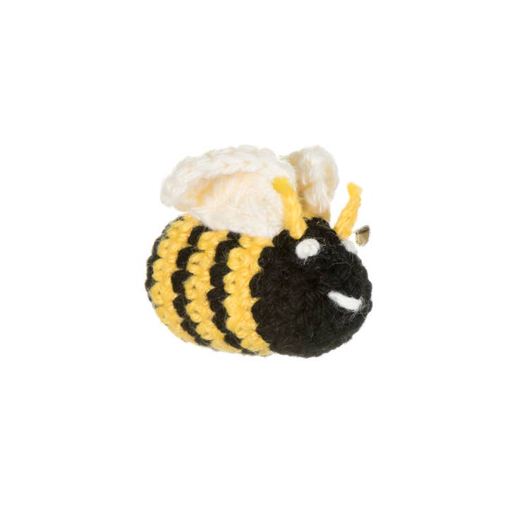 Just Trade UK - Wholesale Brooch - Crochet Bee Brooch1