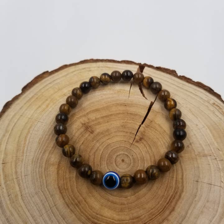 CHAKRA JEWELRY - Wholesale Beaded Bracelet - Stone Bead Bracelet With Evil Eye3