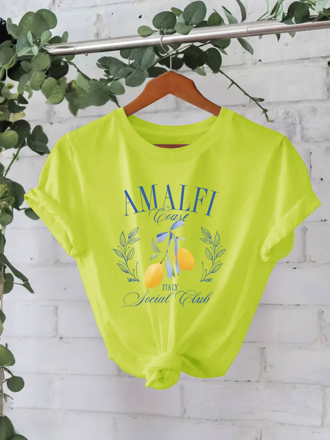 HIDDENBRAND - Wholesale T-Shirt - Women's - Essential Versatile AMALFI lemon Graphic t-shirt6