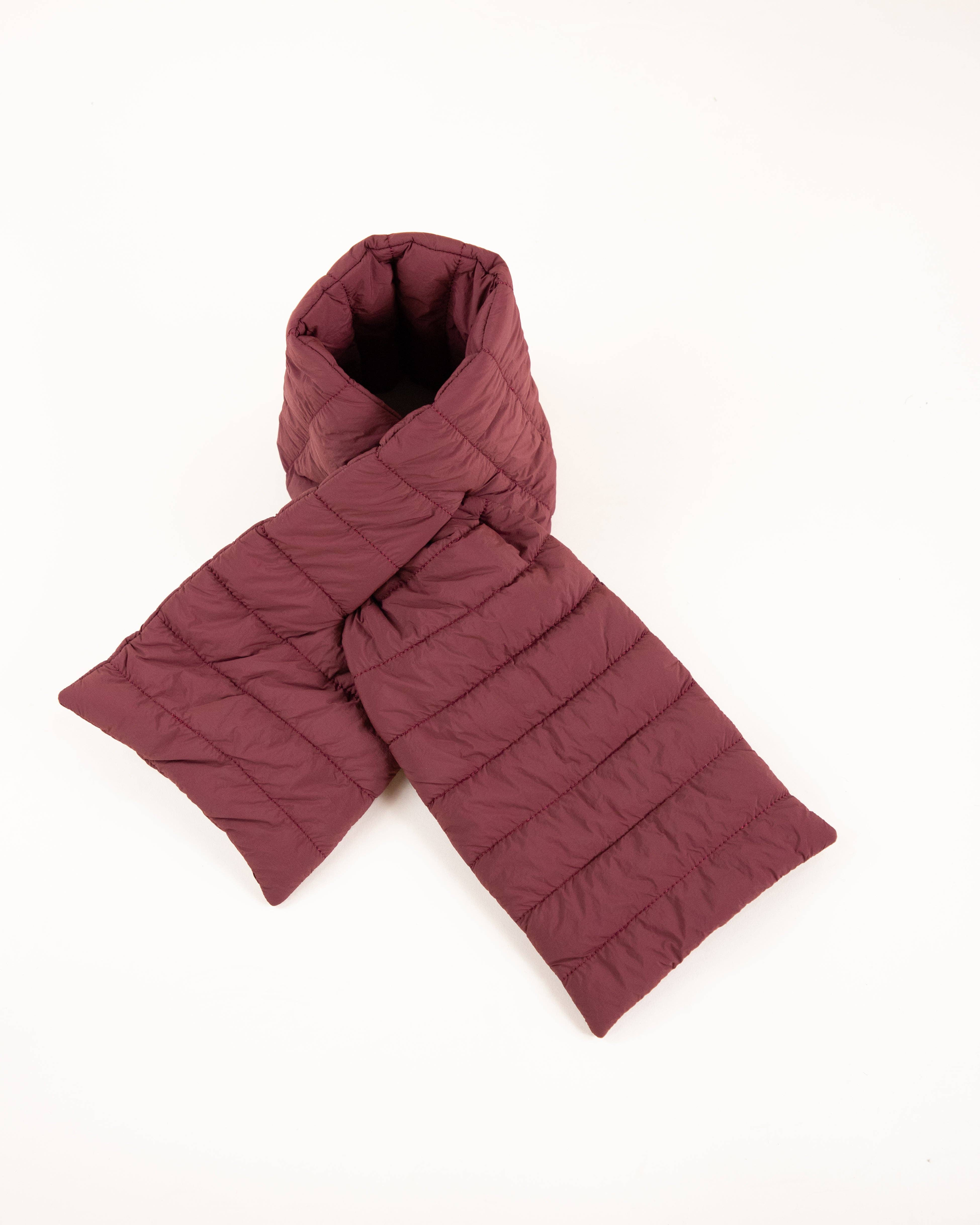Original USA - Wholesale Scarf - Women's - Solid Matte Ribbed Puffer Keyhole Scarf