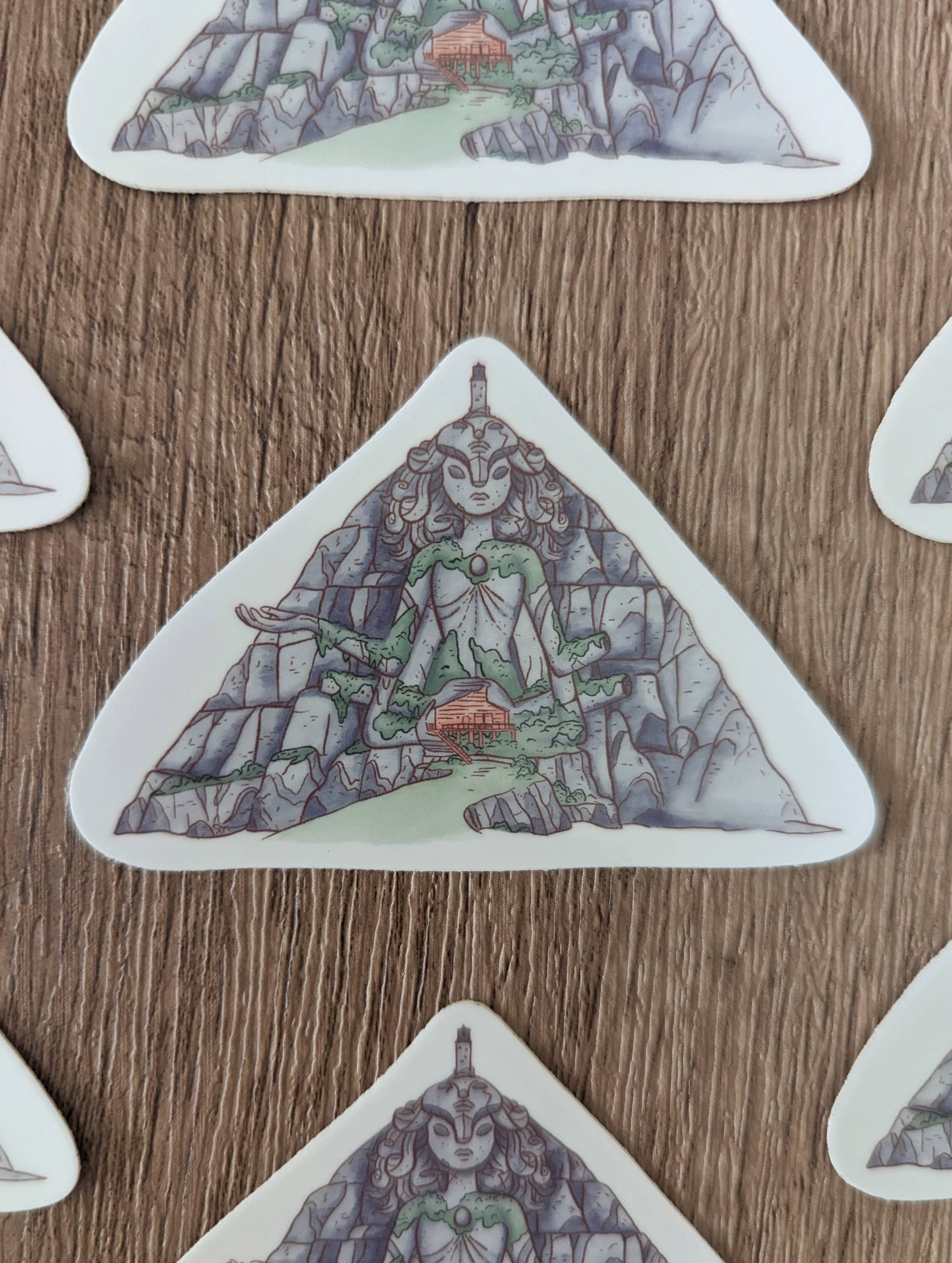 Sadsquatch - Wholesale Sticker - Crystal Temple - Steven Universe Gems Vinyl Sticker1