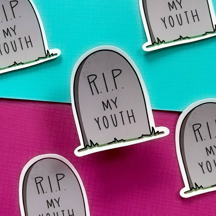 Stone Donut Design, LLC - Wholesale Sticker - RIP My Youth Vinyl Sticker