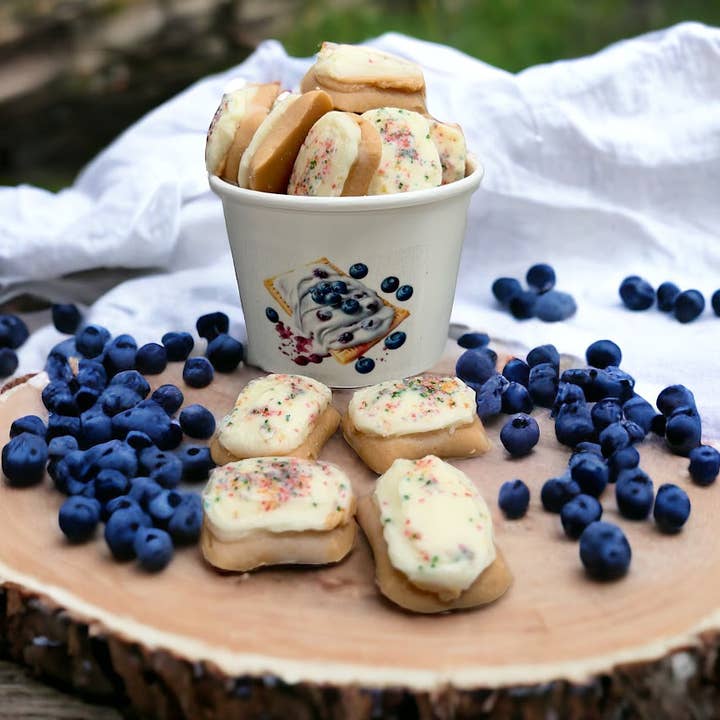 BLUEBERRY Mini Pop Tarts pastry bites Wax Melts for wholesale by Eartherella Soap & Candle Co., LLC
