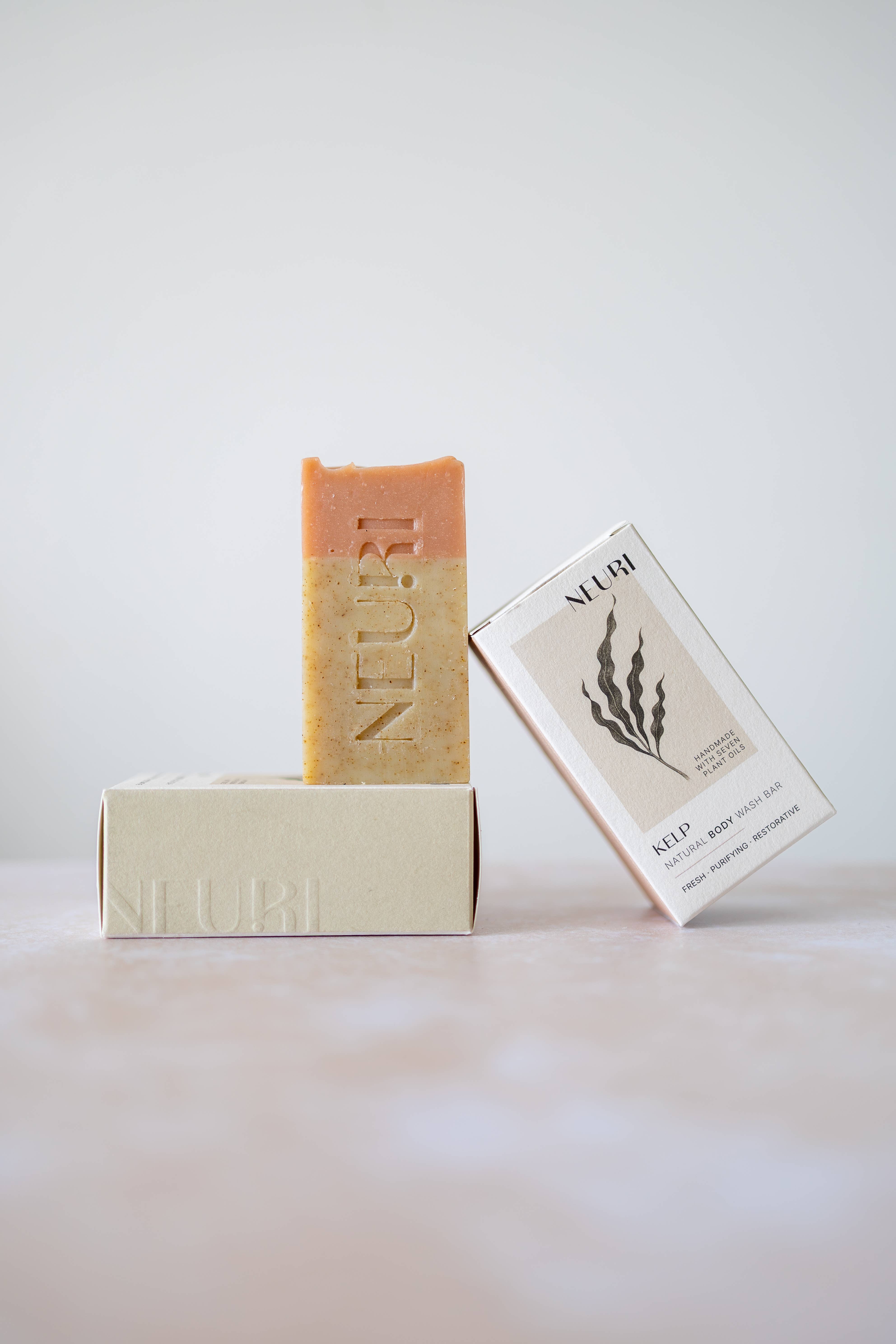 Neuri – wholesale Bar Soap – KELP Luxury BODY Wash Bar – Fresh/Purifying/Restorative3