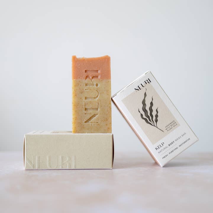 Neuri – wholesale Bar Soap – KELP Luxury BODY Wash Bar – Fresh/Purifying/Restorative3