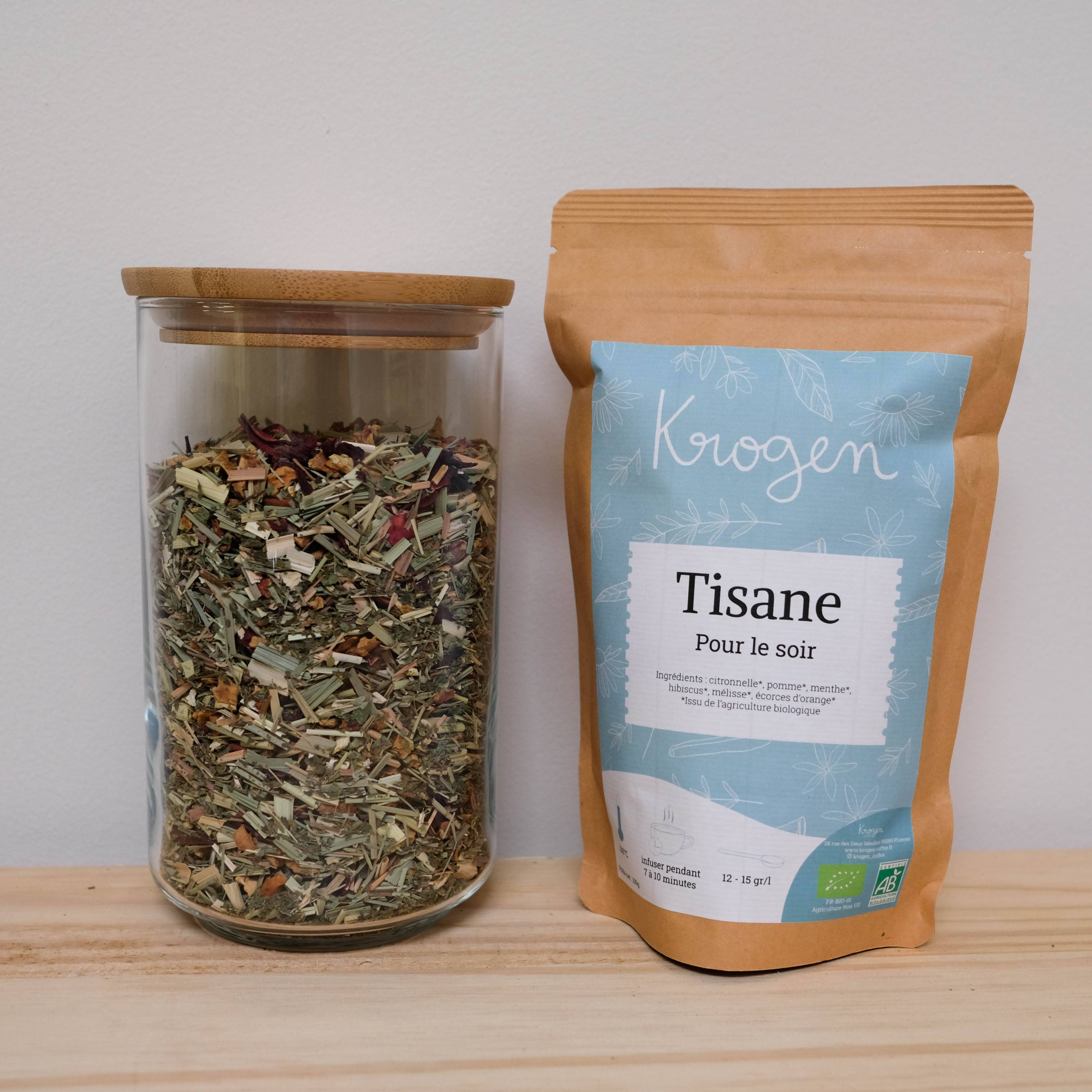 Krogen - Wholesale Health/Detox Tea - Herbal tea - Organic - For The Evening - 100g2