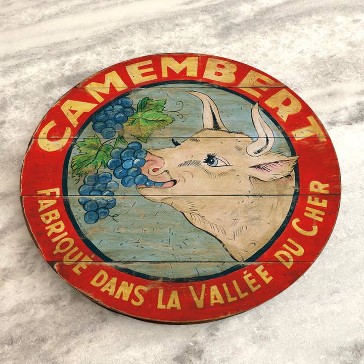 Cow Eating Grapes Lazy Susan for wholesale by Darrellene Designs, LLC