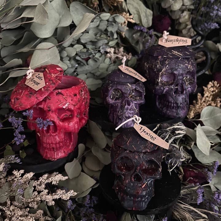 ComaVVitch - Wholesale Votive Candle - Dressed Thought Control Candles | Skull Candles | Witchcraft5