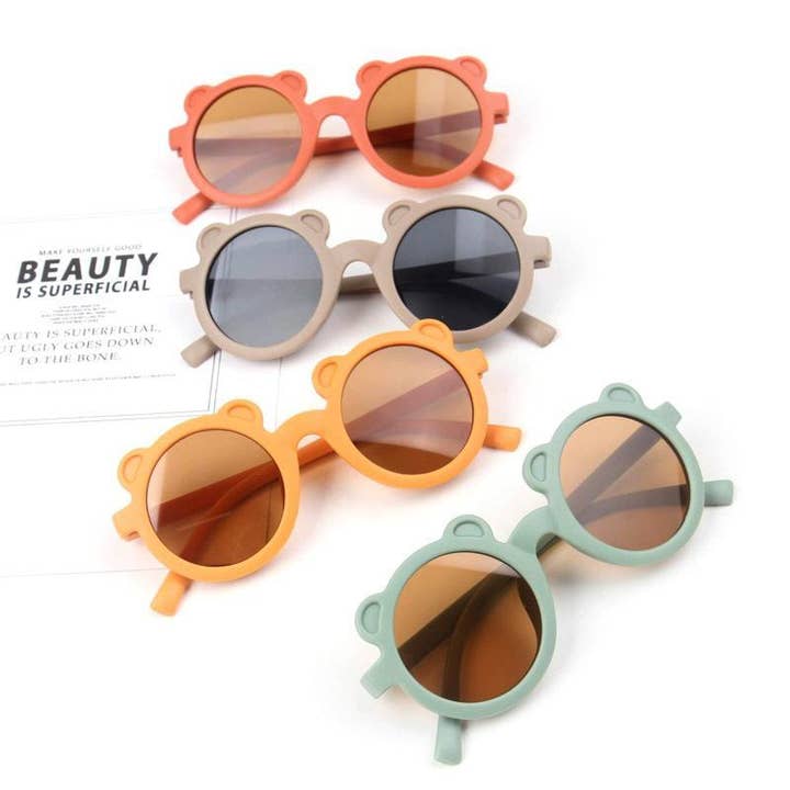 Børns solbriller matteret ramme UV-beskyttelse for engroshandel hos KiddieKickz