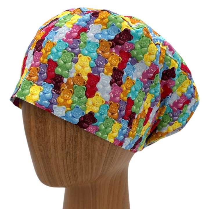 SewingLabPlus - Wholesale Healthcare Uniform - Women's - Scrub Cap Euro Geometric Scrub Hat Adjustable Medical Cap