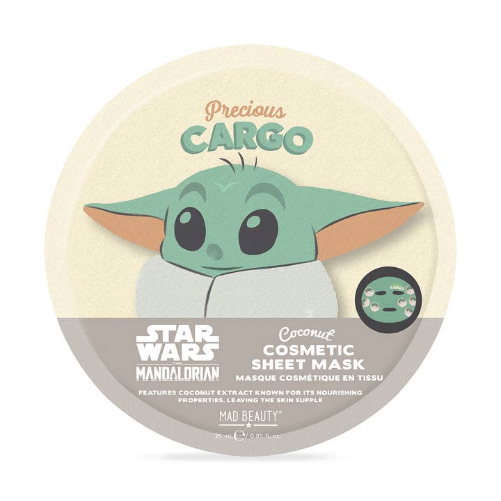 Mad Beauty USA LLC - Wholesale Skincare Face Mask - Mad Beauty Star Wars Grogu Cosmetic Sheet Mask0