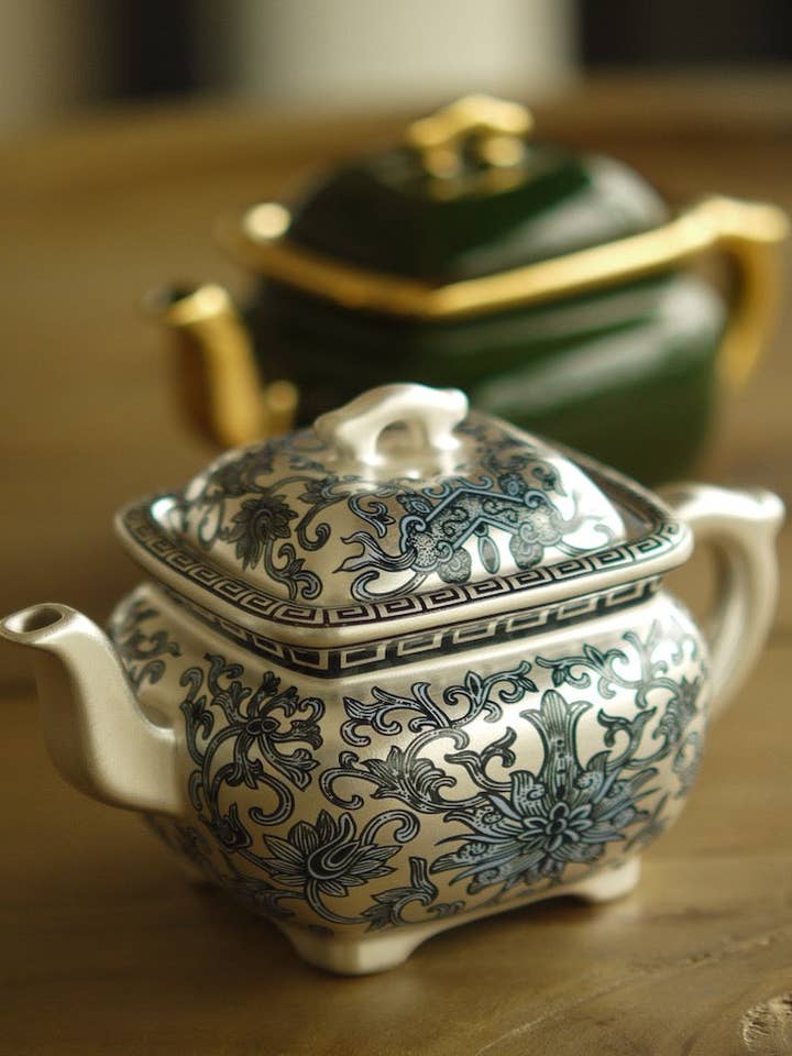 Théière carrée classique pour la vente par Ceramitique