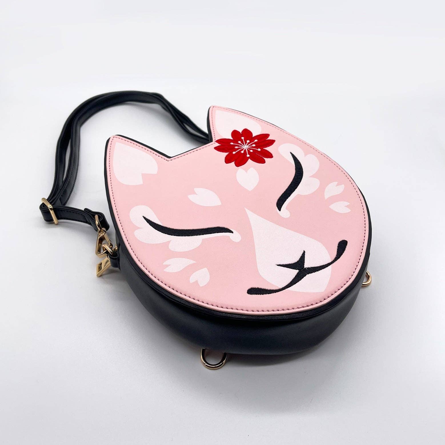 Yoshi Yoshitani LLC - Wholesale Crossbody Bag - Women's - Kitsune Convertible Bag : Pink16